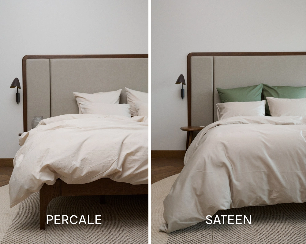 Percale vs sateen